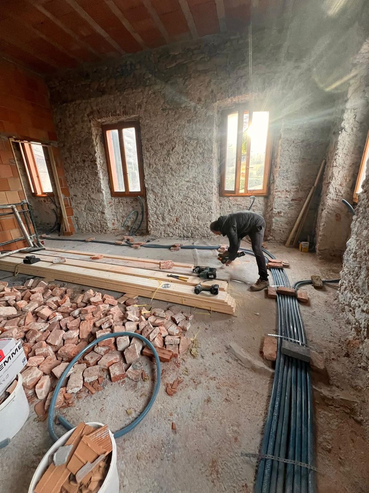 Operaio edile Brama al lavoro